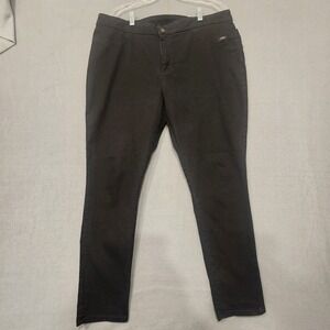 Vintage‎ Chic Womens Black Denim Jeans Size 16 Average